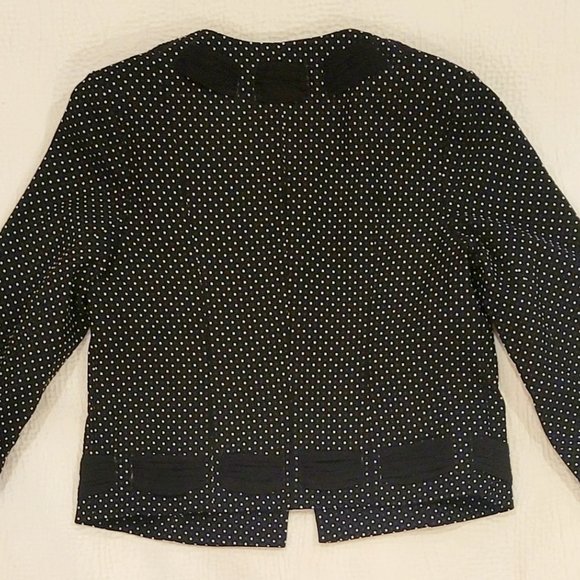 Size 2: CAbi Seaside Chic Dot Jacket, Style 5156 - Picture 2 of 4